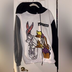 Warner Bros. Black and White Bugs Bunny and Lola Jacket